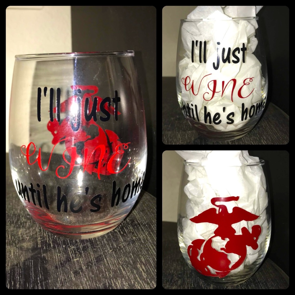 Custom wine glass
